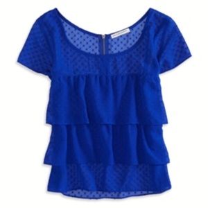 AEO Cobalt Blue Blouse